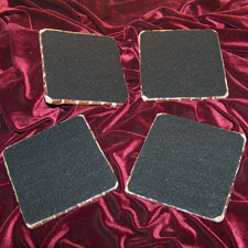 Gold Cross Mosaic Coasters